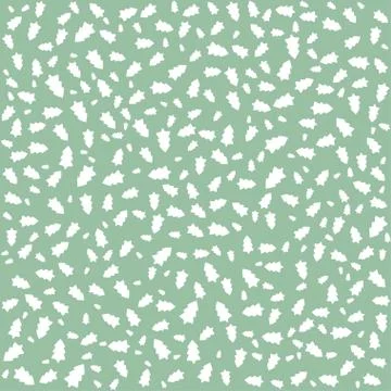 Christmas fir tree seamless pattern Stock Illustration