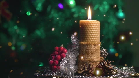 Christmas Fire Stock-Footage 166932630