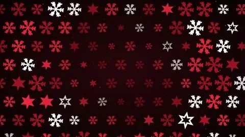 Christmas flake pattern with festive white holiday decoration Stock Footage 339322131