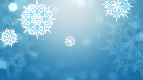 Christmas Flakes and Lower Third Stock After Effects