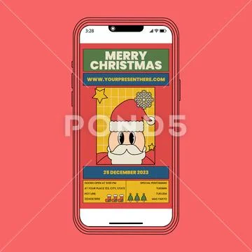 Christmas Flyer Instagram Story PSD Template