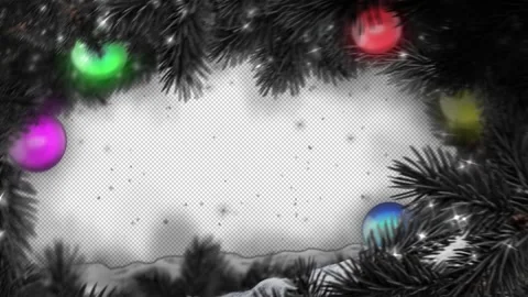 Christmas Frame and Winter Slideshow 스톡 동영상 165998477