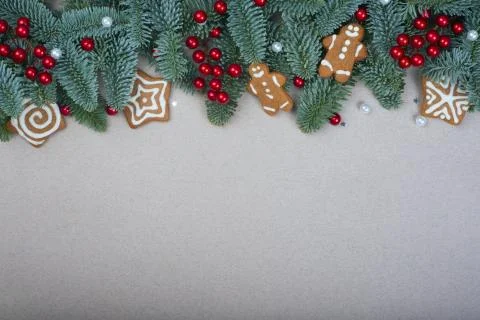 Christmas frame background Stock Photos