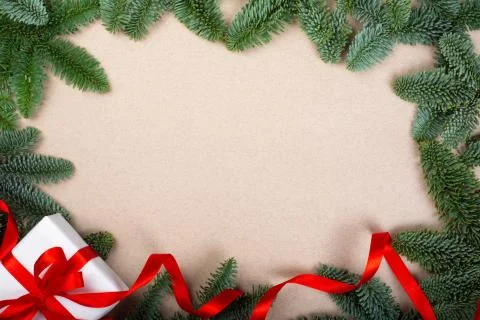 Christmas frame background Stock Photos