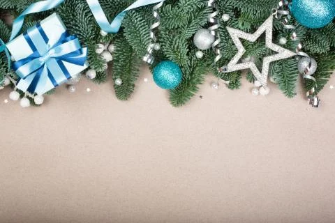 Christmas frame background 스톡 사진