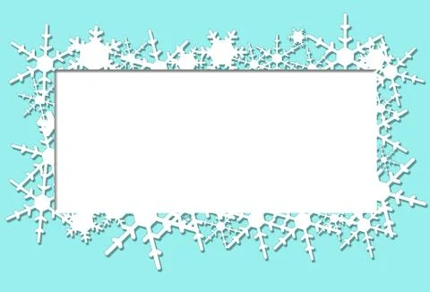 Christmas frame card Foto stock