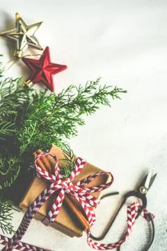 Christmas frame concept Stock Photos