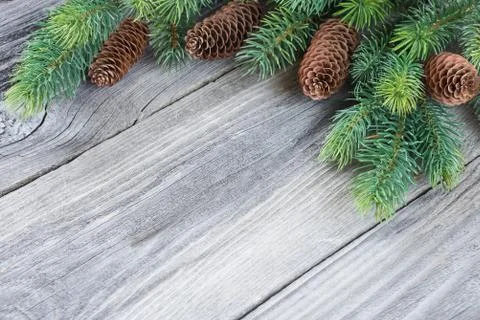 Christmas frame with copy-space Foto stock