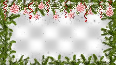Christmas Frame Stock Footage 164094043
