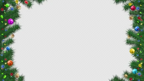 Christmas Frame Stock Footage 255889739