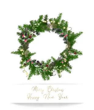 Christmas frame for holiday Stock Illustration