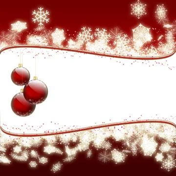 Christmas frame Stock Illustration