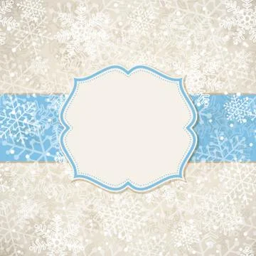 Christmas frame Stock Illustration