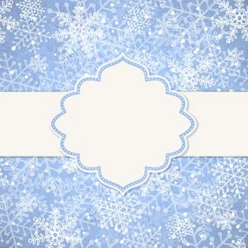 Christmas frame Stock Illustration