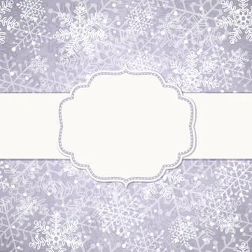 Christmas frame Stock Illustration