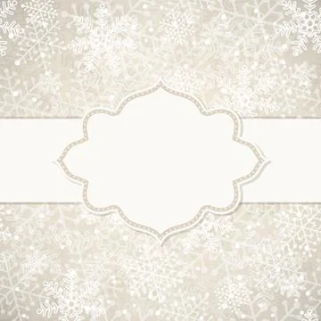 Christmas frame Stock Illustration
