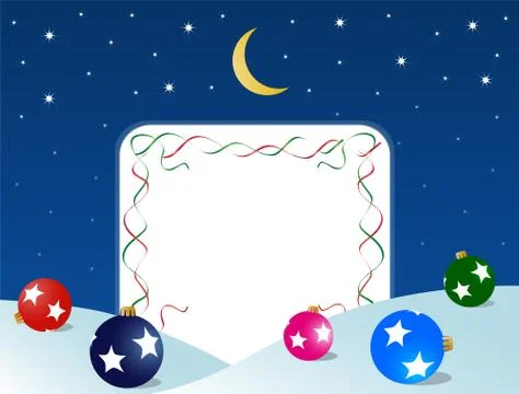 Christmas frame Stock Illustration