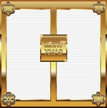 Christmas frame Stock Illustration