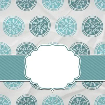 Christmas frame Stock Illustration