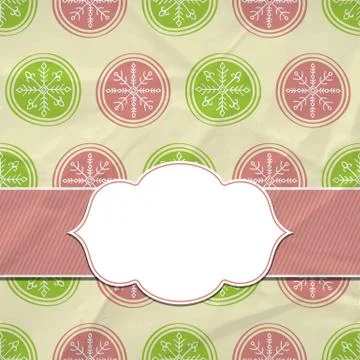 Christmas frame Stock Illustration