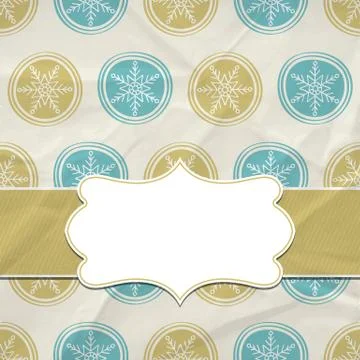 Christmas frame Stock Illustration