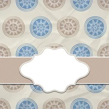 Christmas frame Stock Illustration