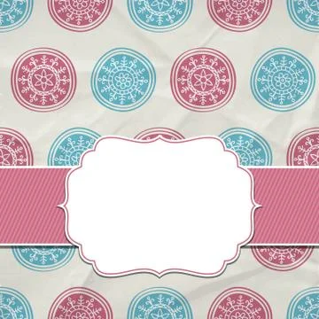 Christmas frame Stock Illustration