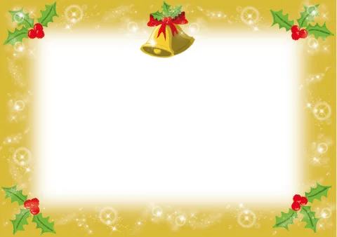 CHRISTMAS FRAME Stock Illustration