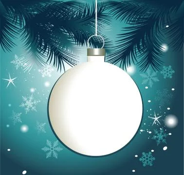 Christmas frame Illustrazione stock