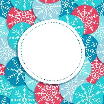 The Christmas Frame Stock Illustration