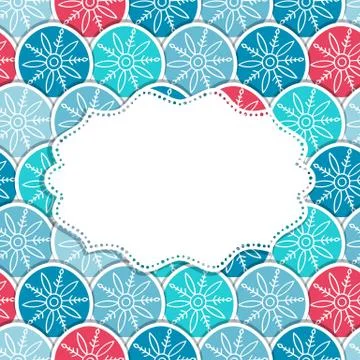 The Christmas Frame Stock Illustration