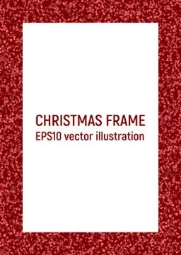 Christmas frame. Stock Illustration