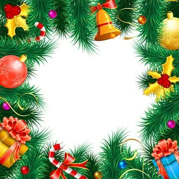 Christmas Frame Stock Illustration