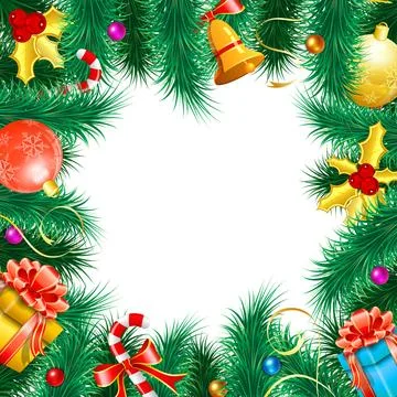 Christmas Frame Stock Illustration