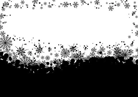 Christmas Frame Stock Illustration