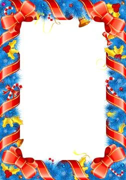Christmas Frame Stock Illustration