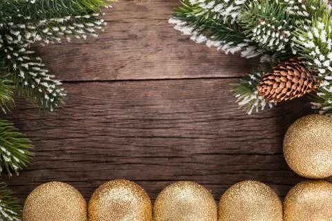 Christmas frame Stock-Fotos