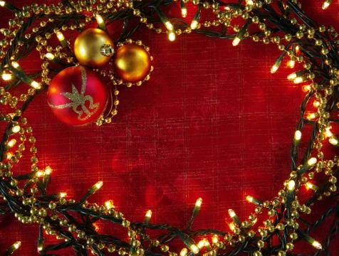 Christmas frame Stock Photos