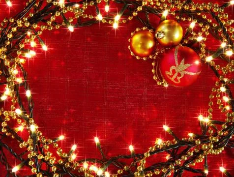 Christmas frame Stock Photos