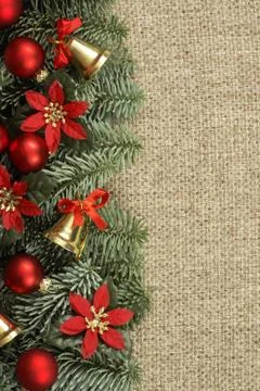 Christmas frame Stock Photos