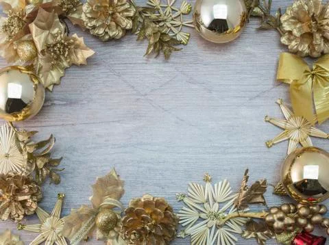Christmas frame Stock Photos