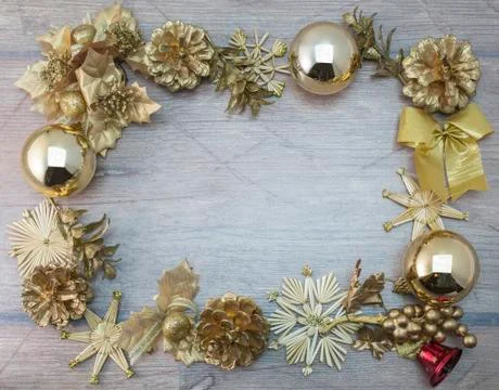 Christmas frame Stock Photos