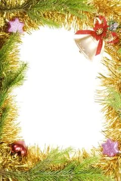 Christmas frame Stock Photos