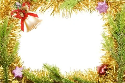 Christmas frame Stock Photos