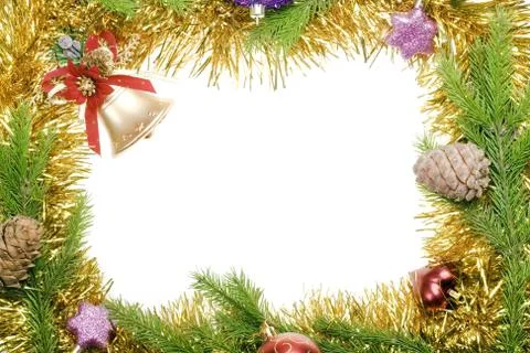 Christmas frame Stock Photos