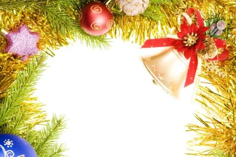 Christmas frame Stock Photos