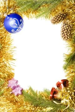 Christmas frame Stock Photos