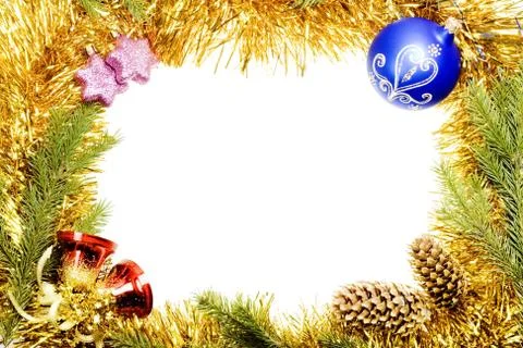 Christmas frame Stock Photos
