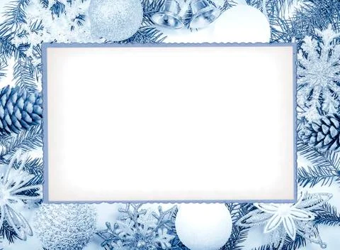 Christmas frame Stock Photos