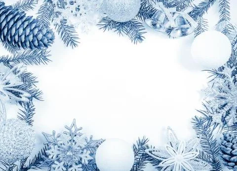 Christmas frame Stock Photos